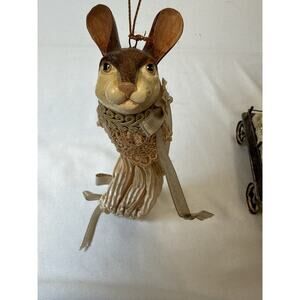Vintage Katherine's Collection Rabbit Bunny Candy Bag Ornament Wayne Kleski